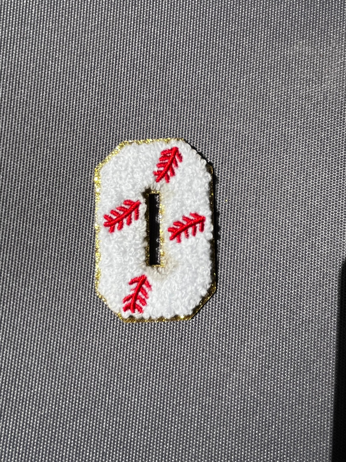BASEBALL NUMBER Patch