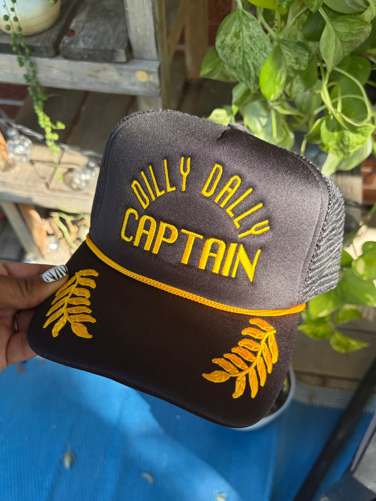 Dilly Dally Captain Trucker Hat