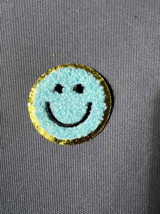 SMILEY FACE Chenille Patch
