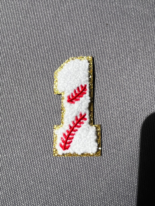 BASEBALL NUMBER Patch