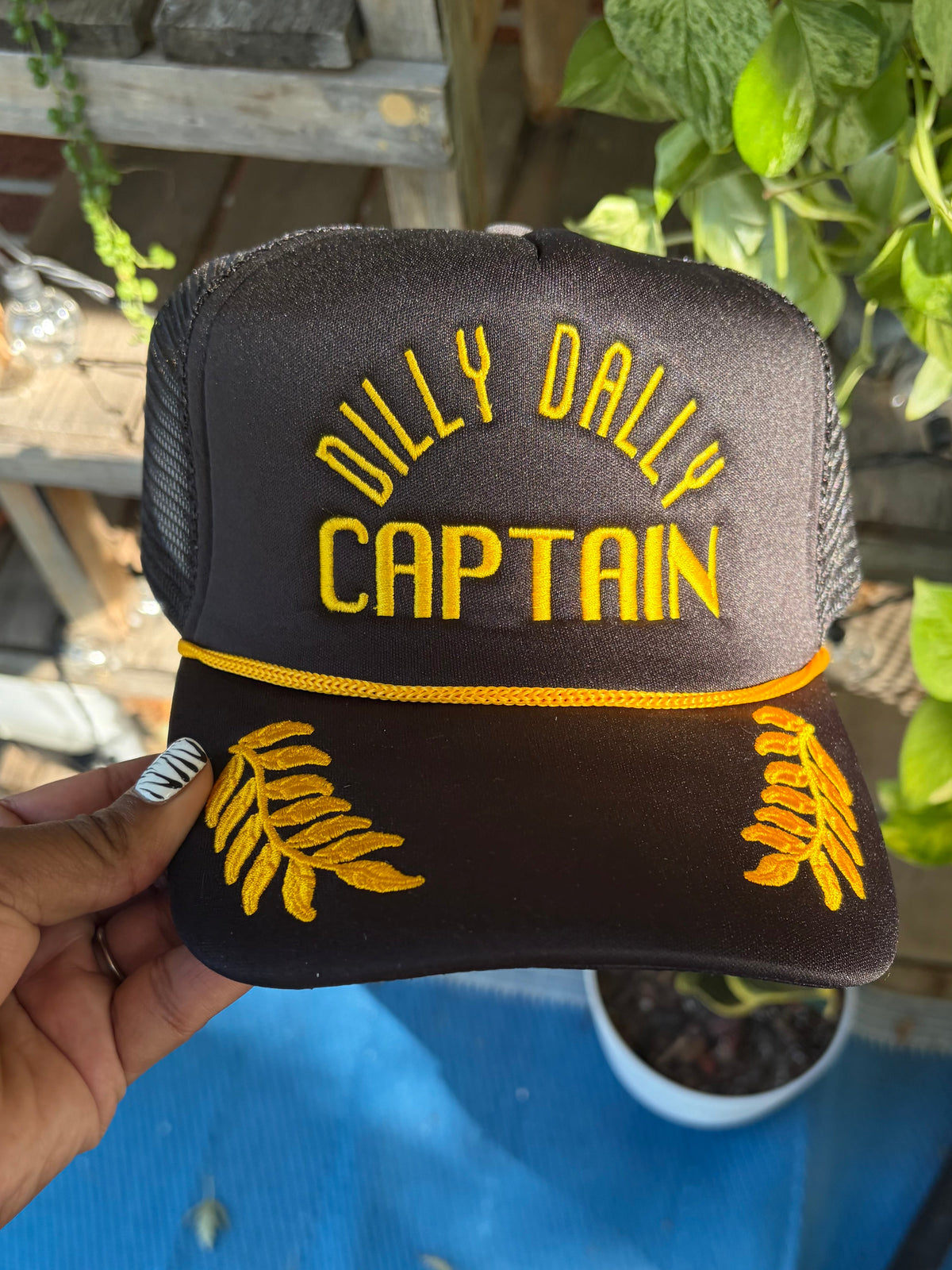 Dilly Dally Captain Trucker Hat
