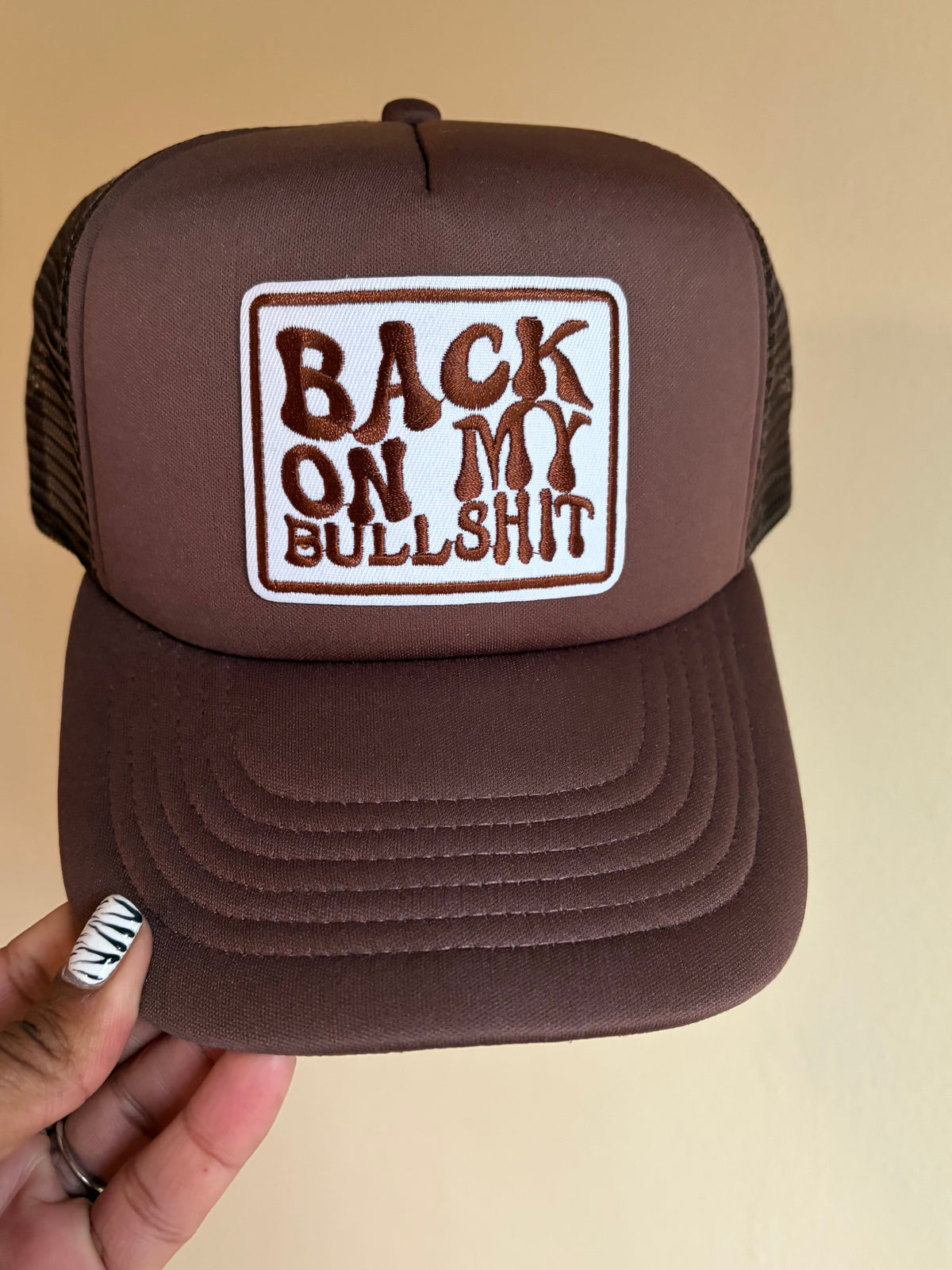 Back on my BS Trucker Hat
