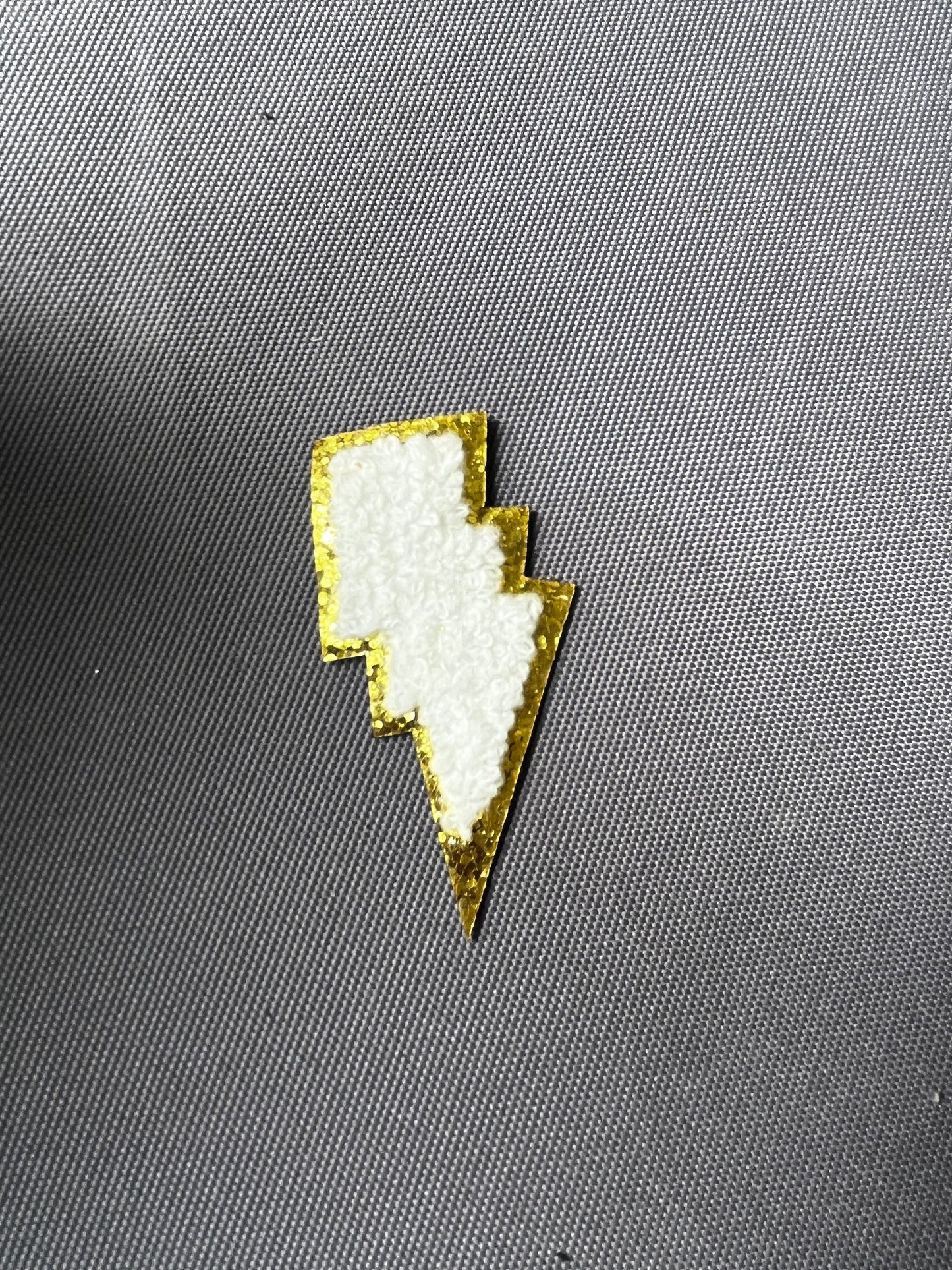 LIGHTNING BOLT Chenille Patch