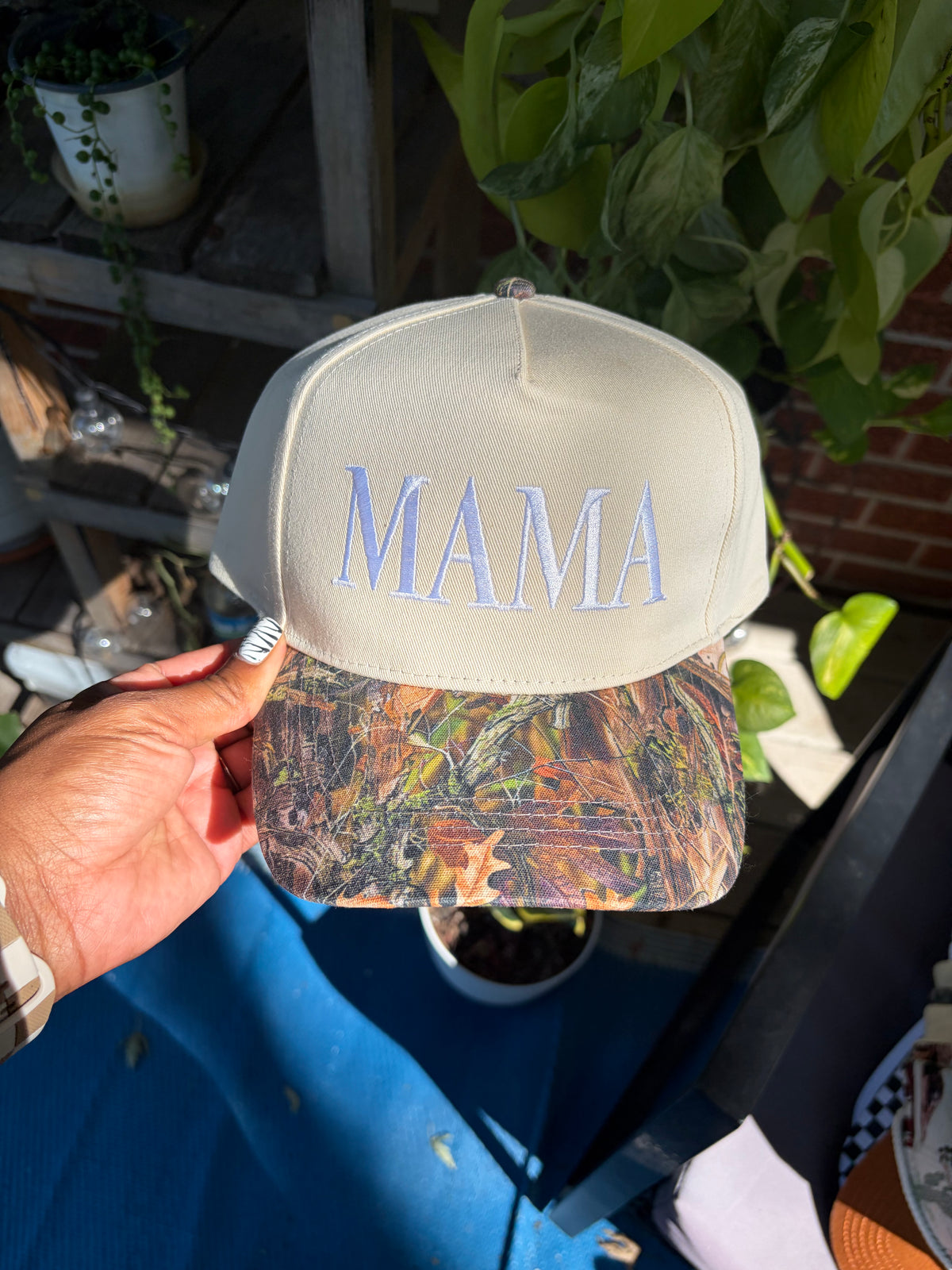 MAMA Camo Brim Trucker Hat