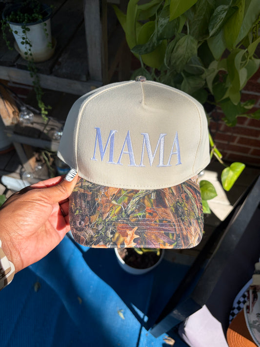 MAMA Camo Brim Trucker Hat