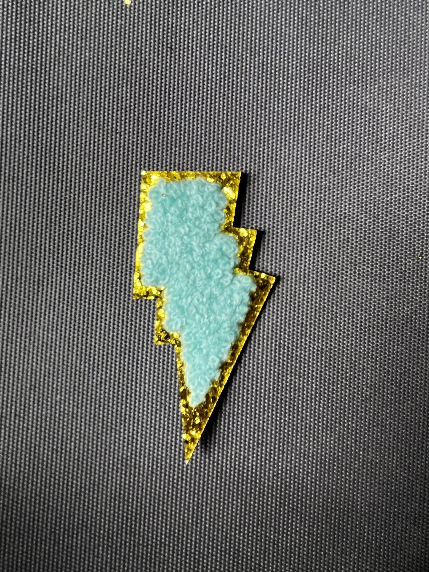 LIGHTNING BOLT Chenille Patch