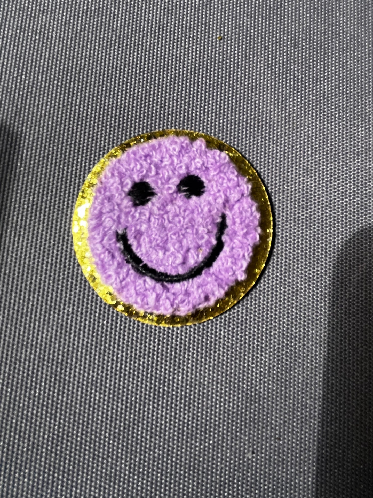 SMILEY FACE Chenille Patch