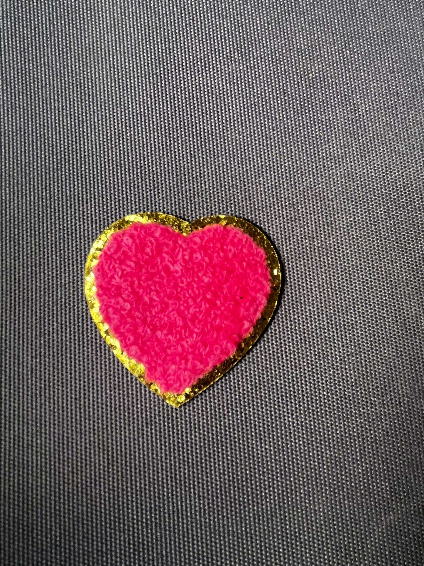 HEART Chenille Patch