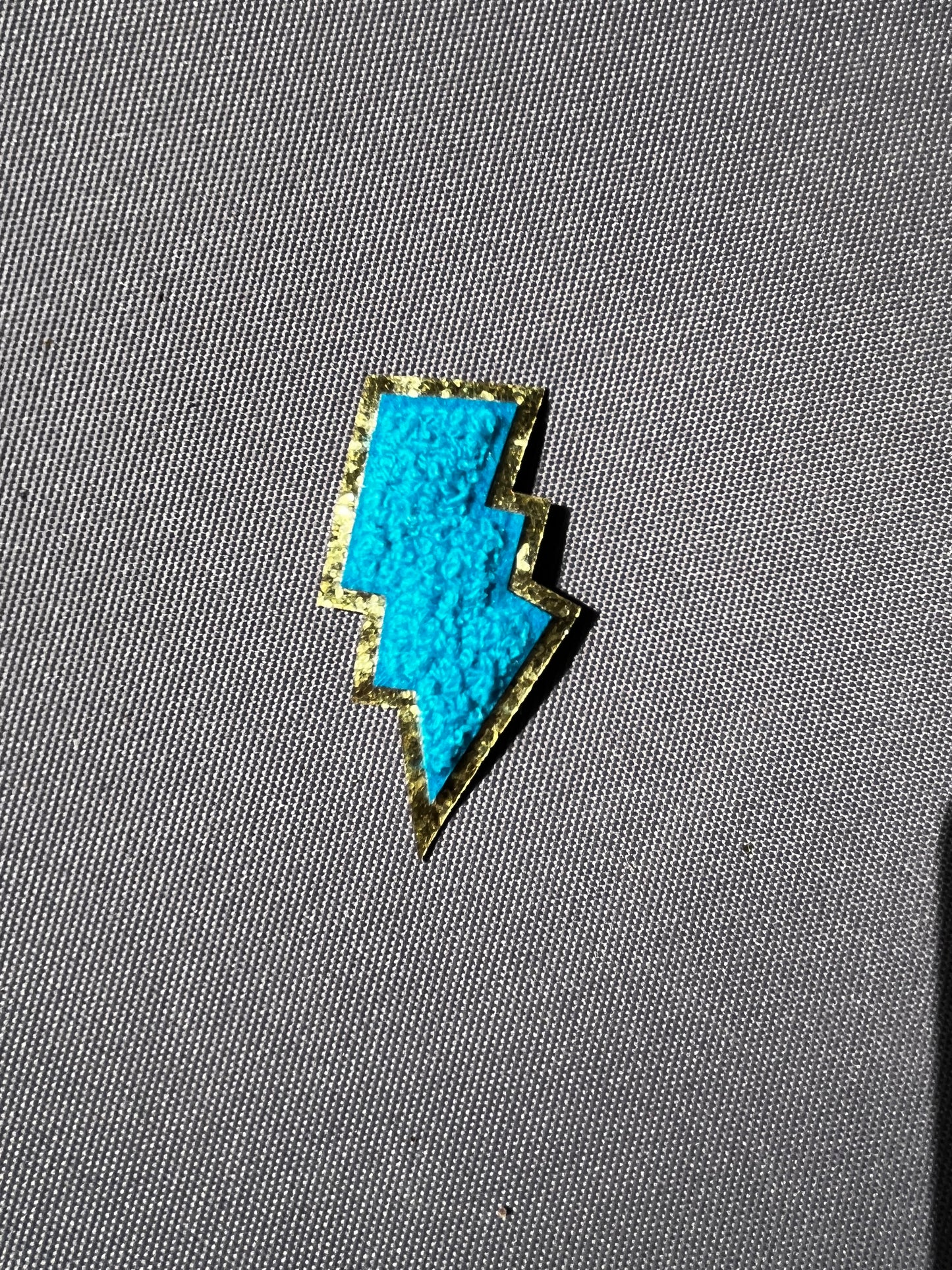 LIGHTNING BOLT Chenille Patch