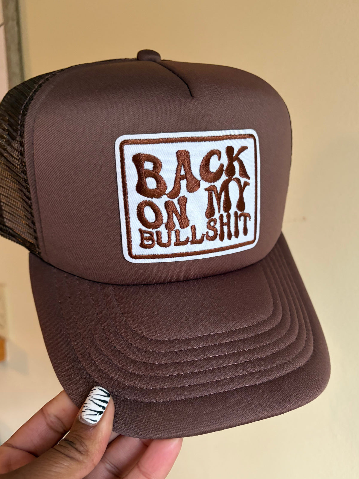 Back on my BS Trucker Hat